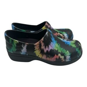 Crocs Neria Pro II Clogs Women's Size 7‎ Tie Dye Dual Comfort Work Shoes 205385